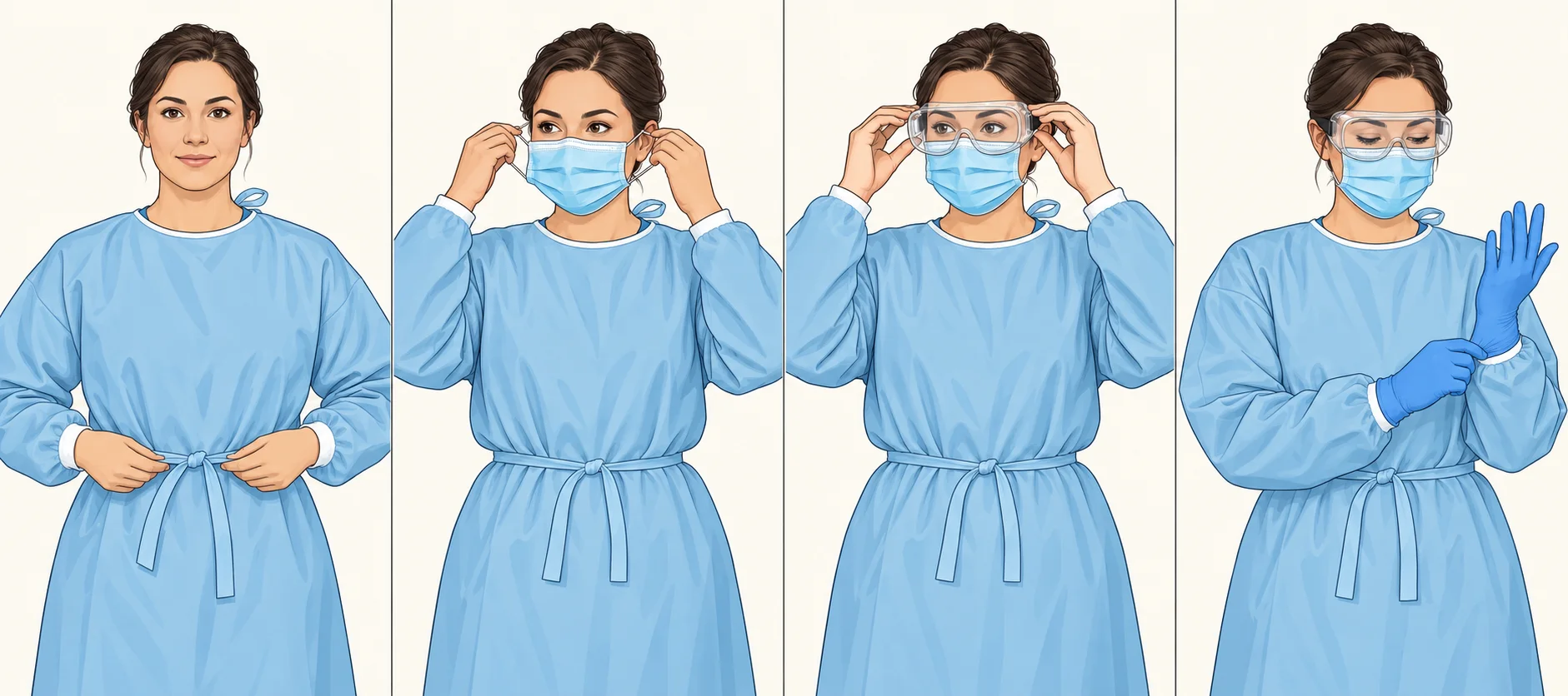 PPE 착용 순서