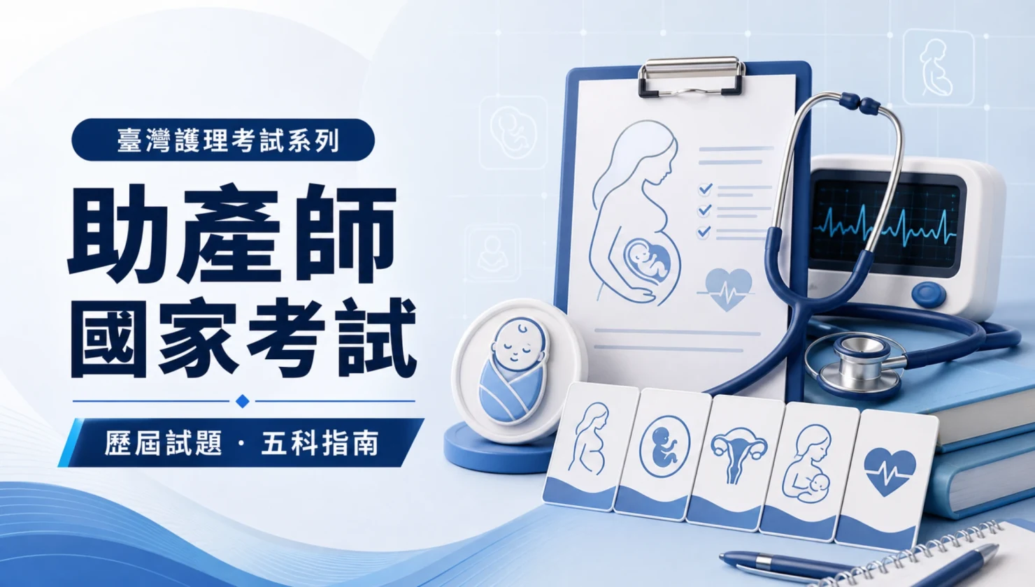 臺灣助產師國家考試官方題型與五科指南