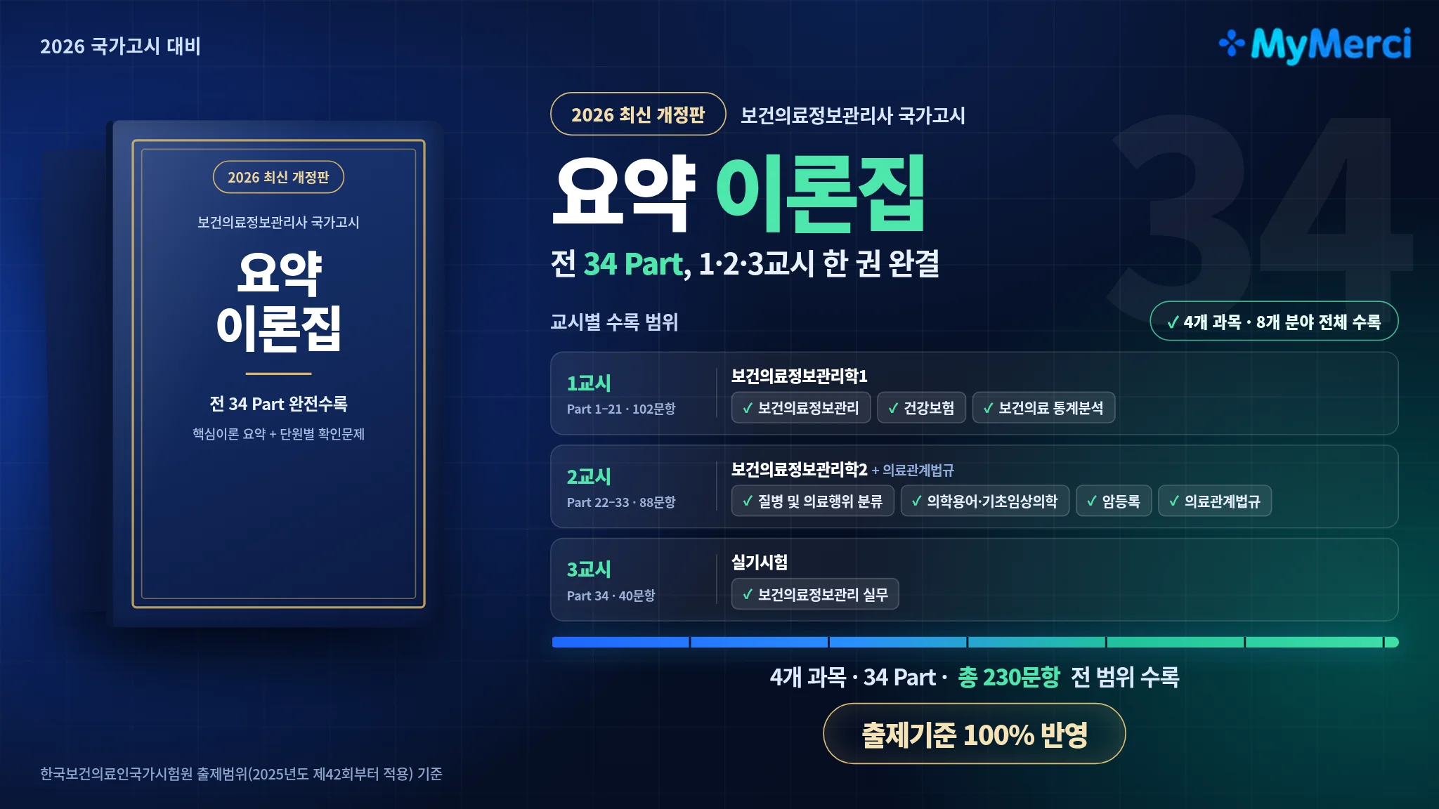 보건의료정보관리사 국가시험 요약 이론집