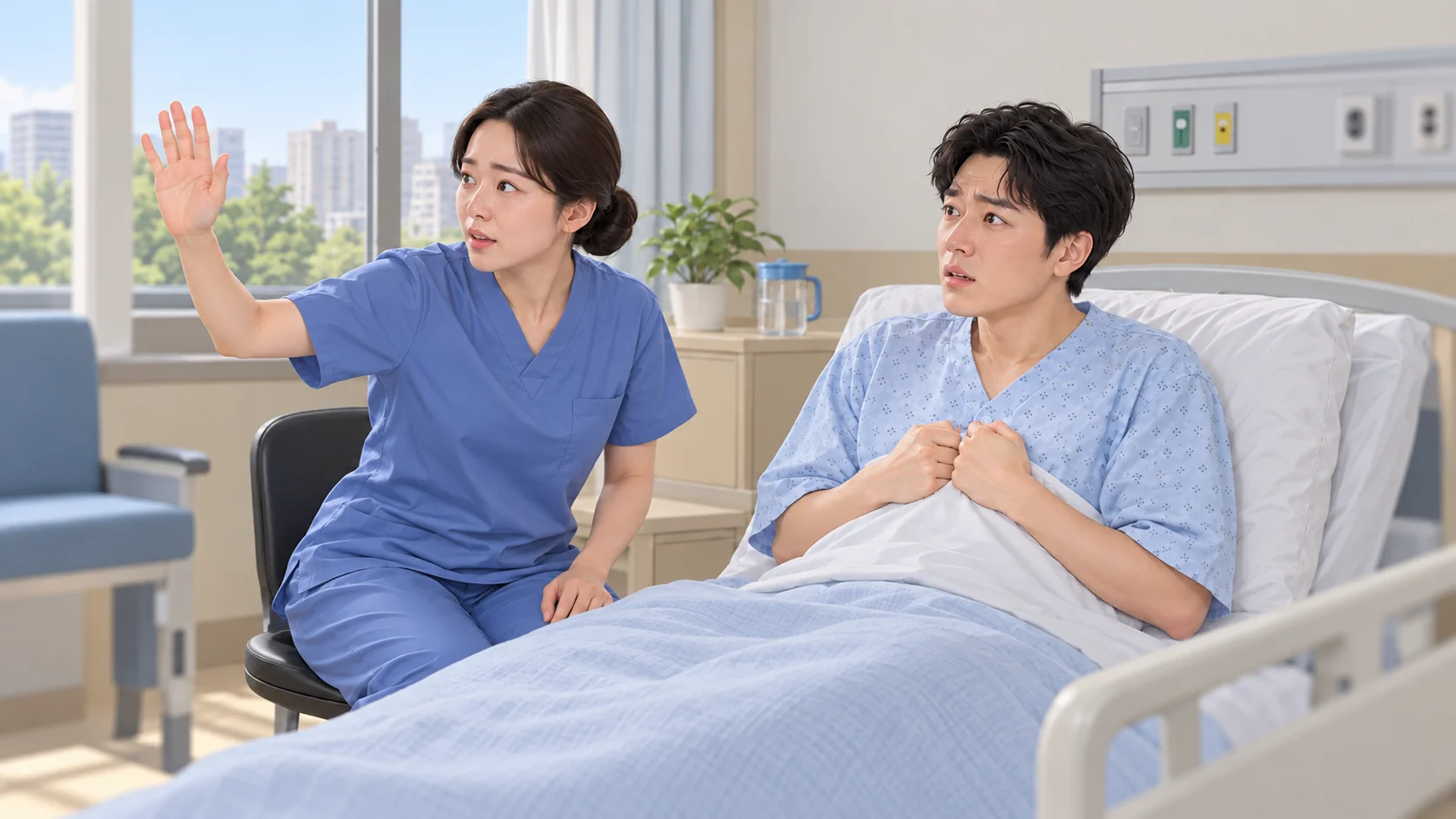 불안 수준과 지각 범위 — 공황: 곁에 머물며 보호