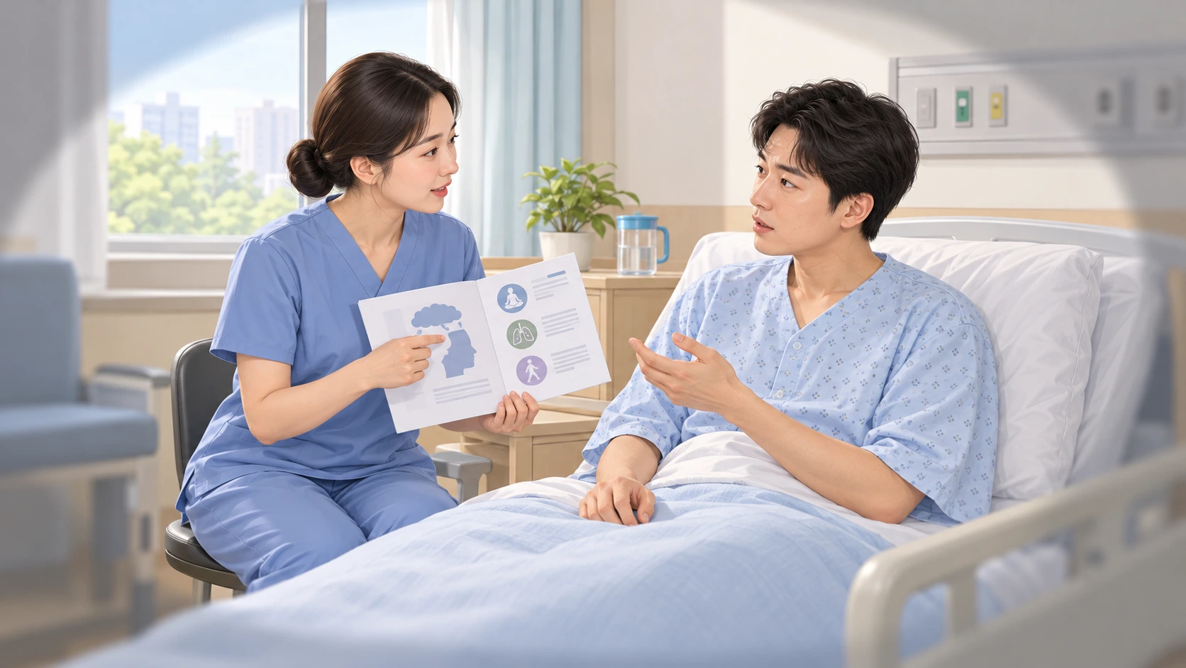 불안 수준과 지각 범위 — 경증: 넓은 지각 범위