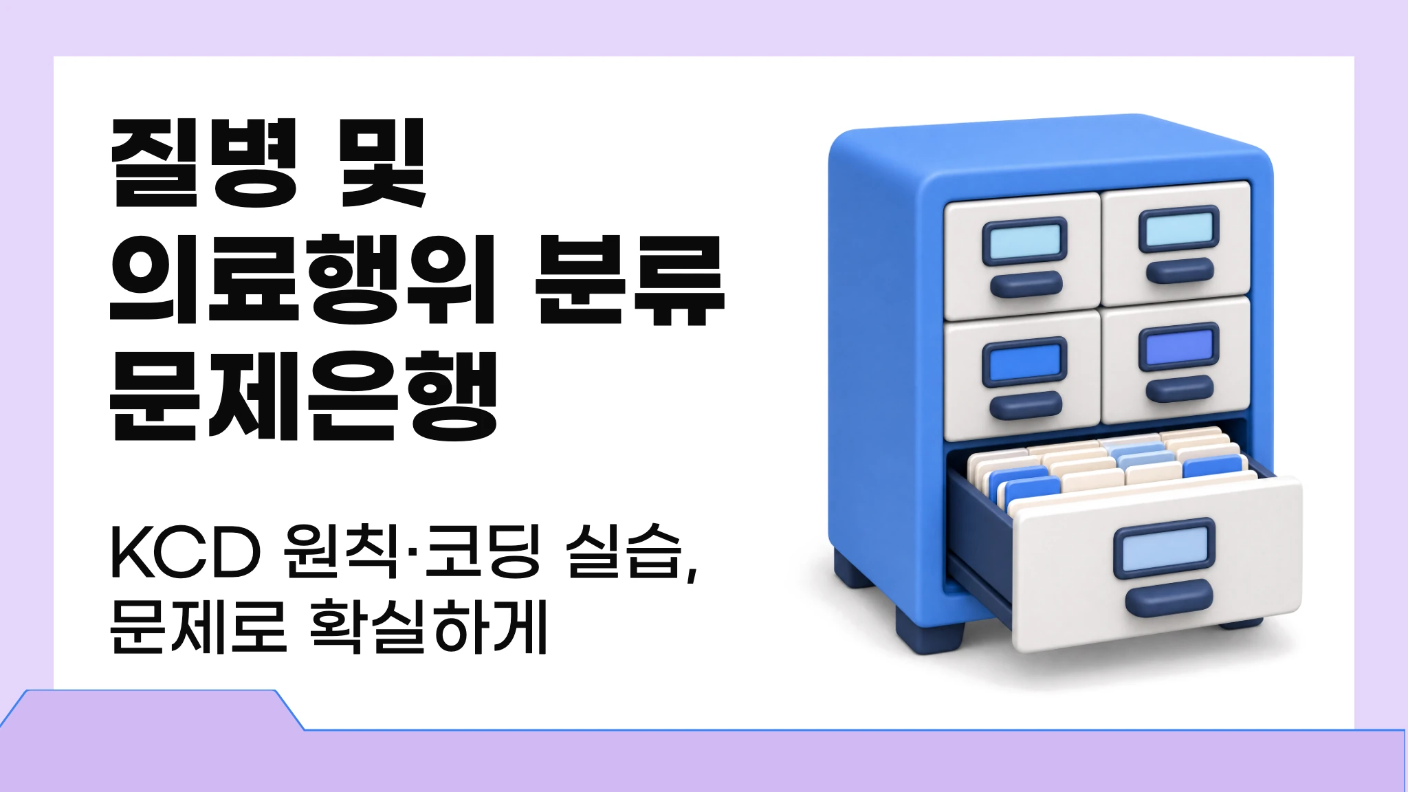 질병 및 의료행위 분류