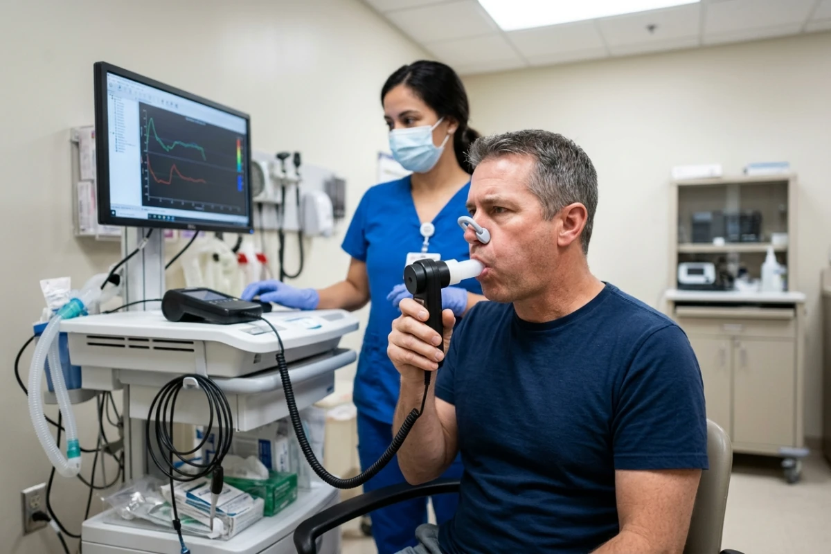 폐기능검사(Spirometry) 측정 실기와 폐쇄성 vs 제한성 환기장애 판독