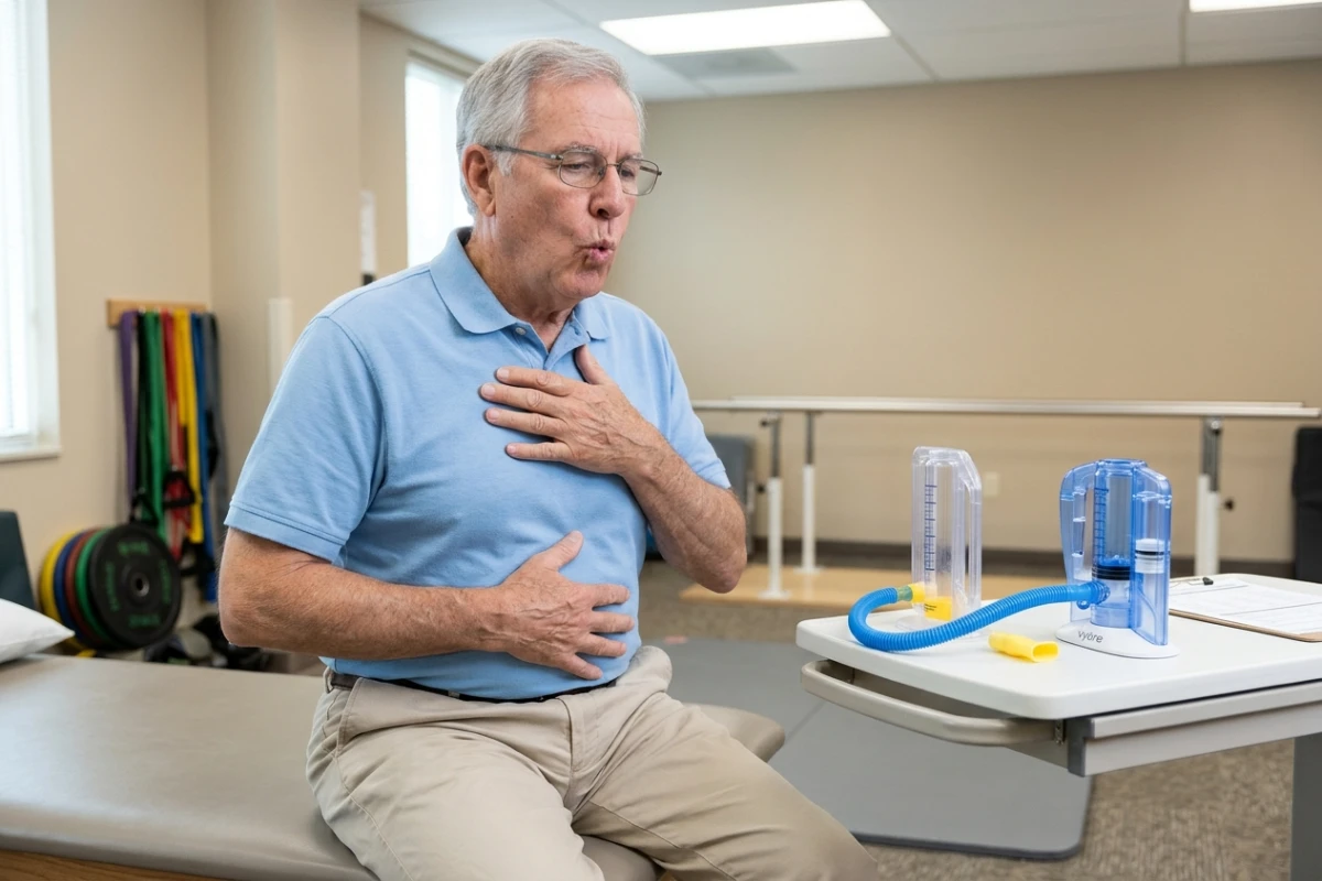 COPD 가로막호흡·입술오므리기호흡(PLB)과 수술 후 유발폐활량계(Incentive Spirometer)