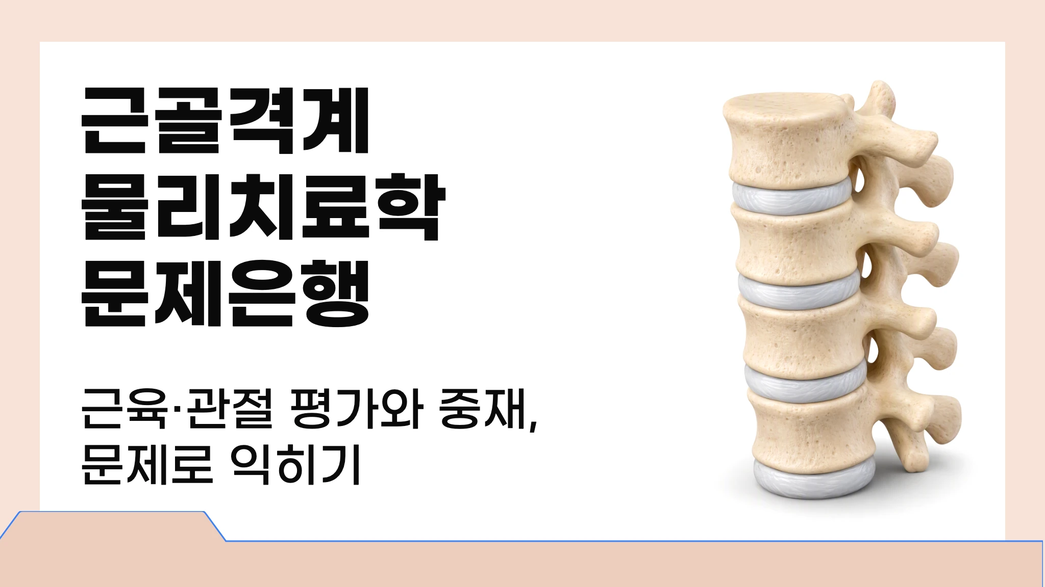 [3학년 2학기 A+] 근골격계물리치료학 문제은행