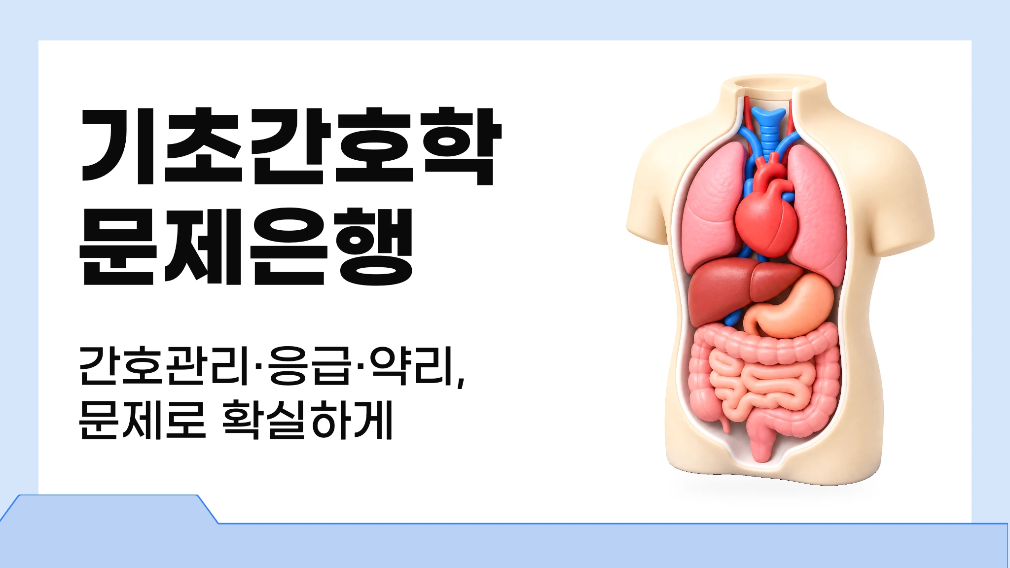 [간호조무사] 실전 문제로 끝내는 기초간호학 개요 문제은행