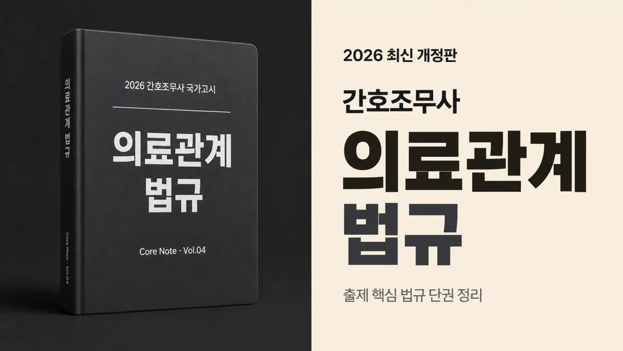 [2026 간호조무사 국가고시] 의료관계법규