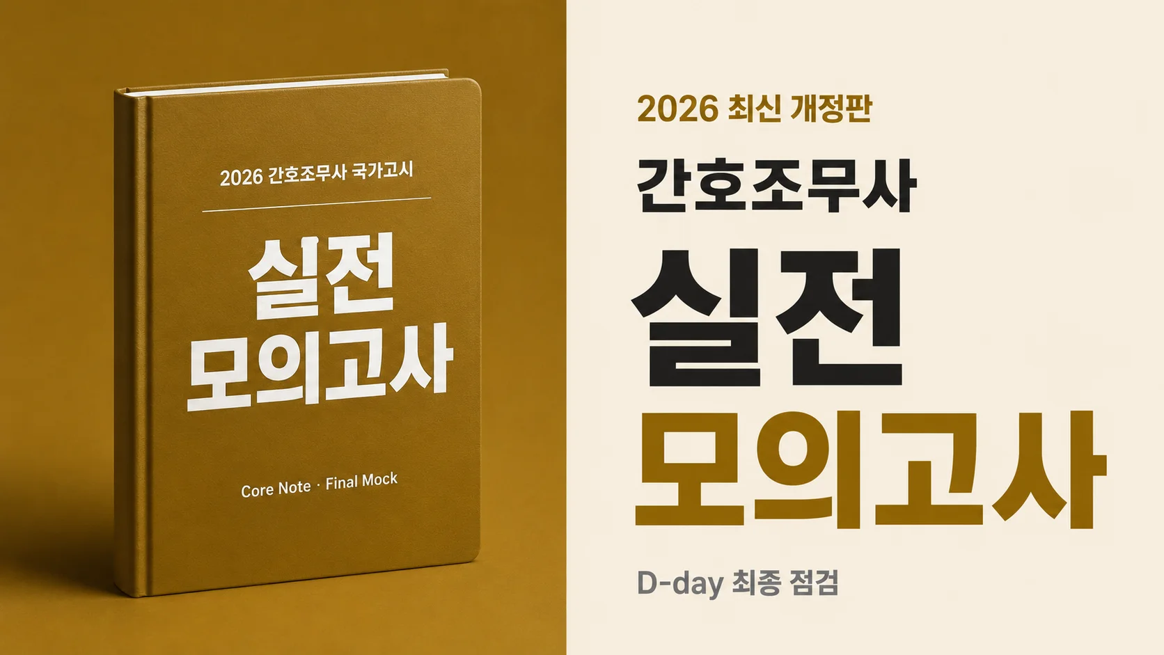 [2026 간호조무사 국가고시] 실전 모의고사
