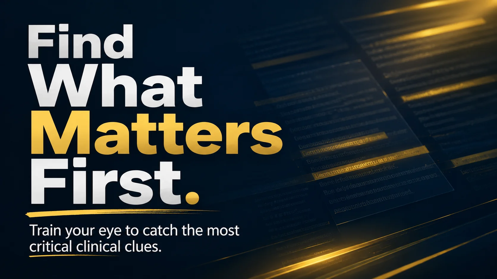 Clinical Clue Highlight Trainer