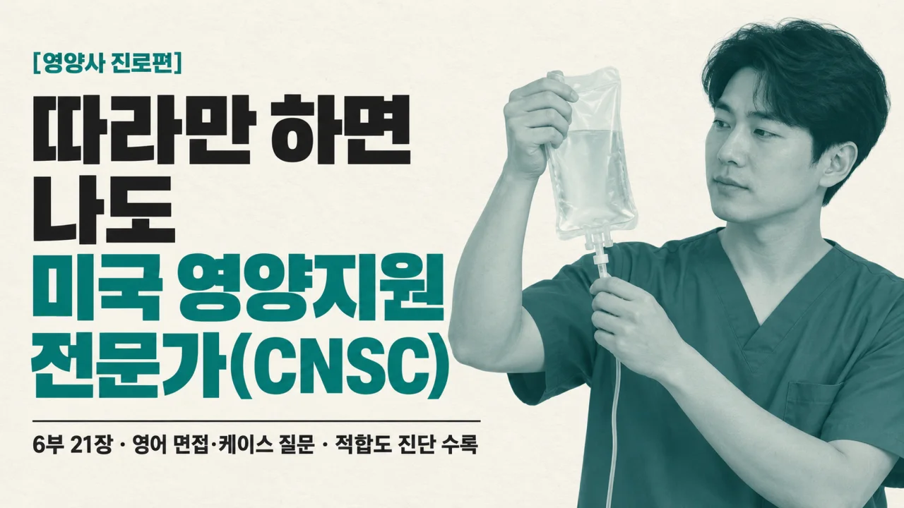 [영양사 진로편] 따라만 하면 나도 미국 영양지원 전문가(CNSC)