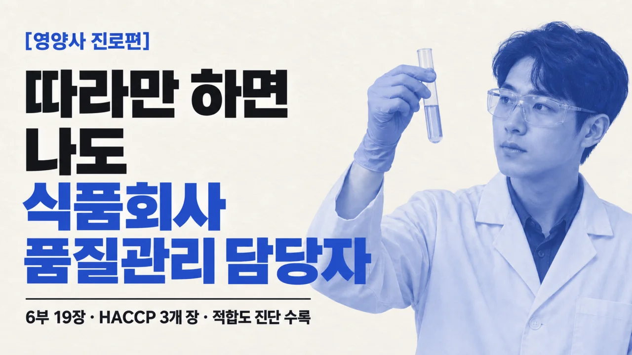 [영양사 진로편] 따라만 하면 나도 식품회사 품질관리 담당자