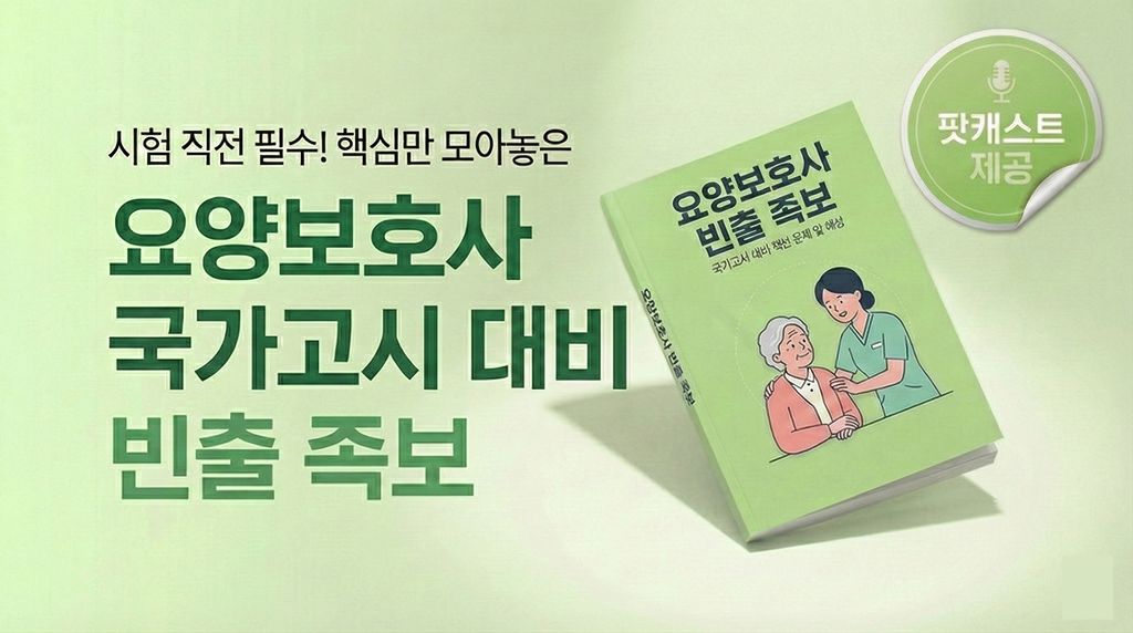 요양보호사 국가시험 대비 빈출 족보