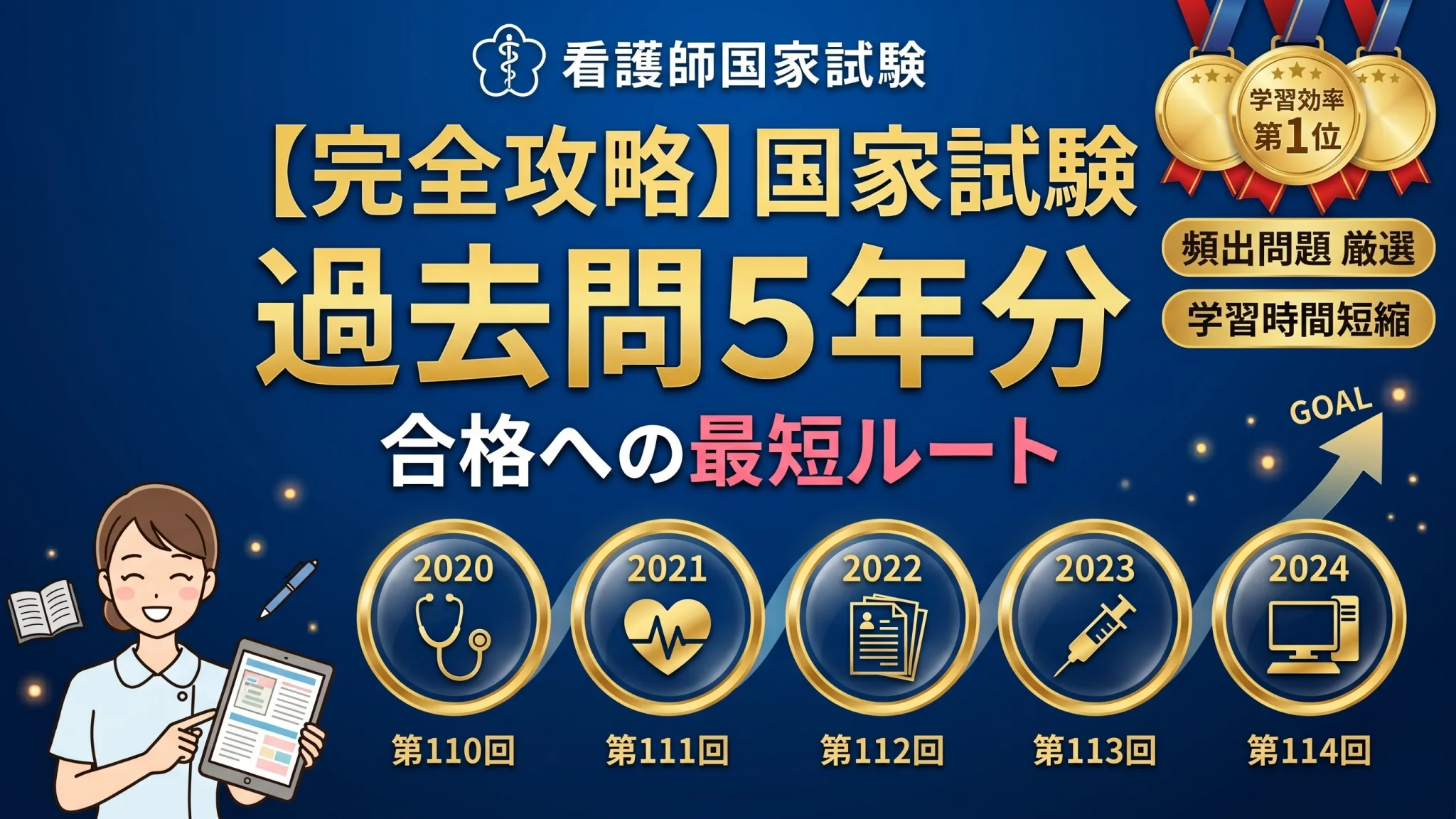 【合格ライン突破】 過去問5年分 本気の実戦問題